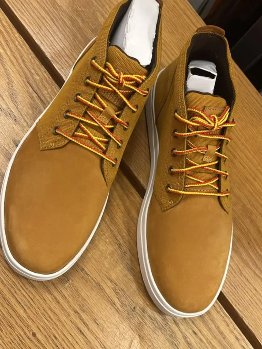 TIMBERLAND MEN'S DAVIS SQUARE MID LACE SNEAKER WHEAT 1A10I3-231 ALL SIZES